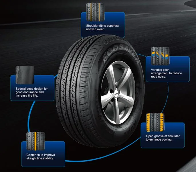 Passenger Car Tyre Tire Double King Top Brand Tyres Passenger