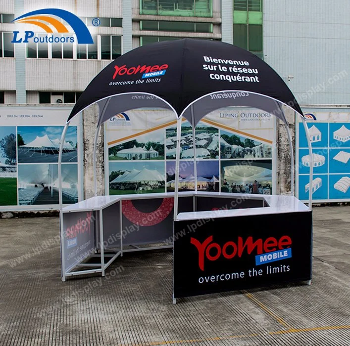 OEM Steel Frame Promotional Dome Canopy Tent with Counters for Outdoor Events