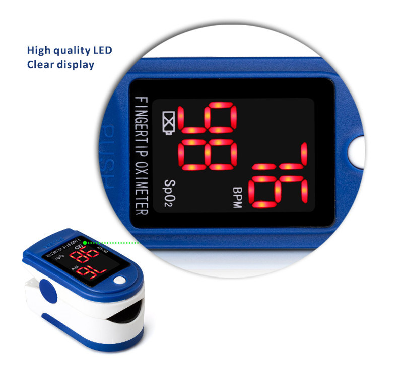 Factory Price Outlet Color Digital Finger Pulse Oximeter OLED Screen Display Oximeter Devices