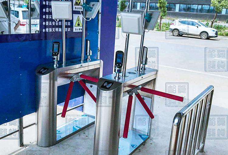 Access Control Full or Semi Automatic Outdoor Tripod Turnstile with People Counting System
