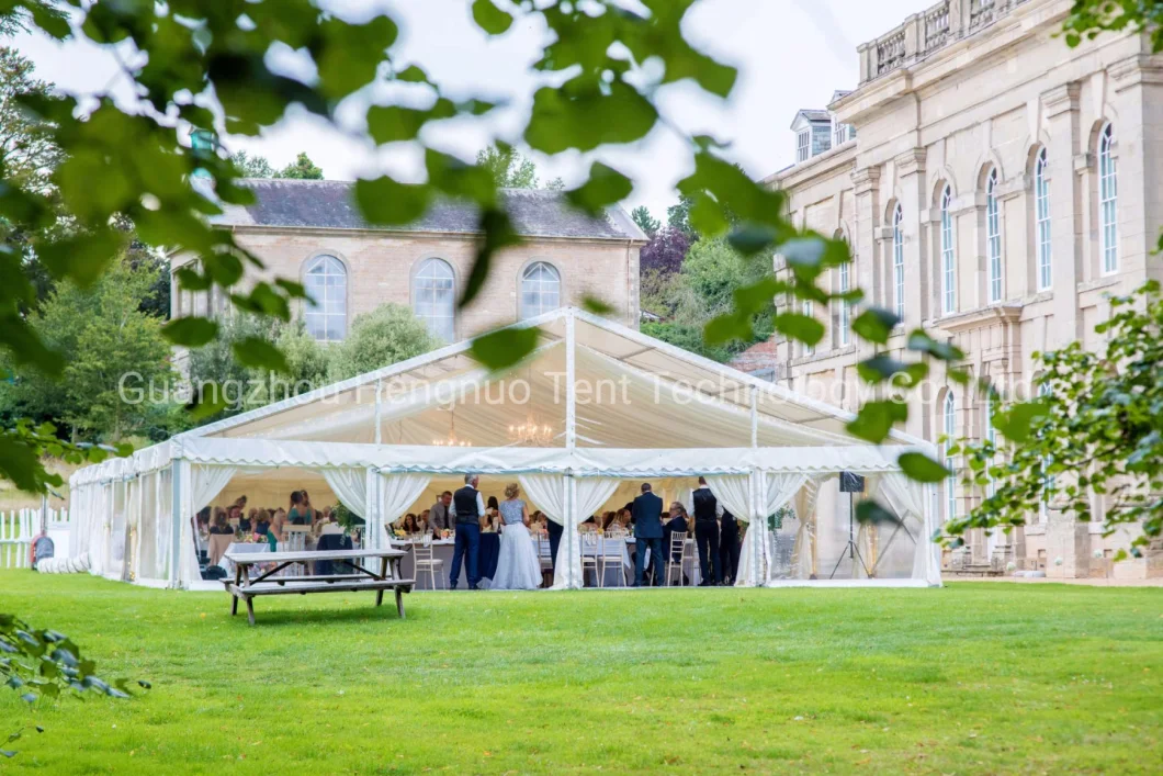 Heavy Duty Luxury Permanent 1000 People Weeding Party Outdoor Church Event Marquee Tent with Glass Wall