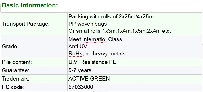 Hard-Wearning Heavy-Footfall Synthetic Artificial Grass for High-Traffic Spaces