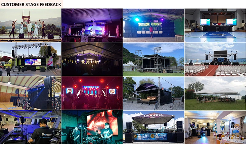 Sinbosen Audio Microphone Processor Professional Sound System Power Amplifier PA System for 500 People Stage