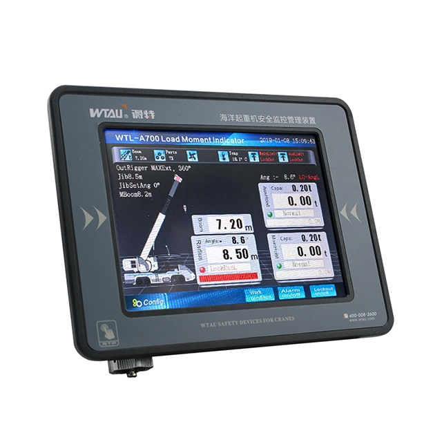 Crane Overload Indicator System Wtl A700 Crane Sli System for Tathong Mobile Crane Safety Monitoring