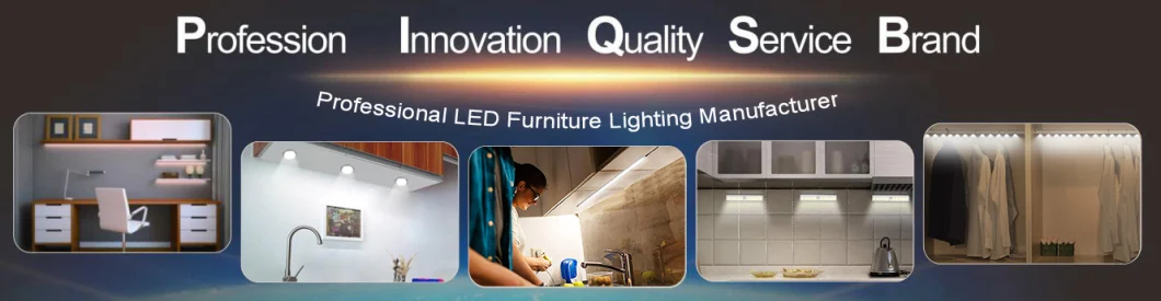 3W Surface Mount PIR Motion Sensor LED Under Cabinet Counter Puck Light with Magnetic Installation