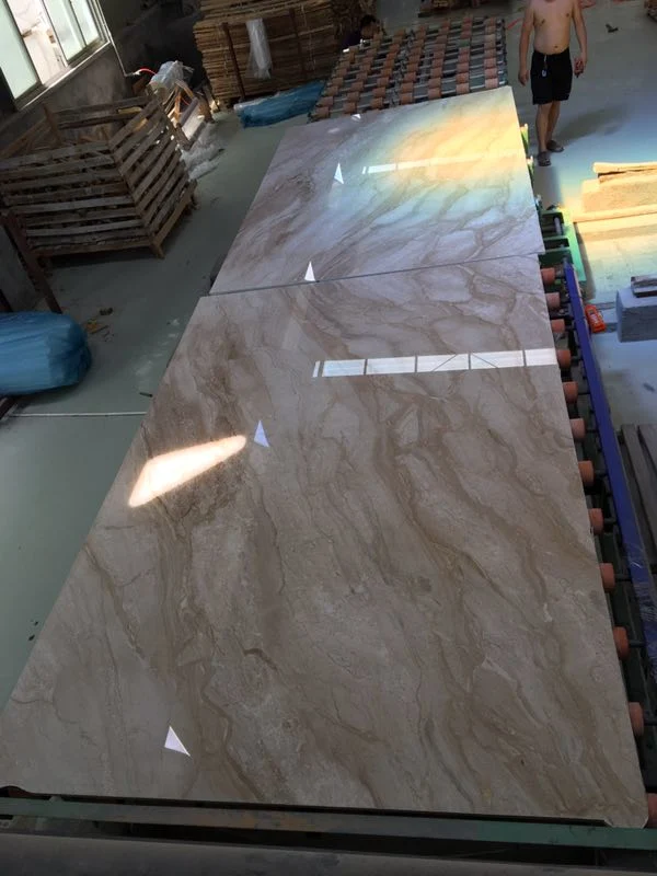 Natural Moon Cream Beige Marble for Bathroom Flooring, Countertops Paving Slabs Tiles and Marbles