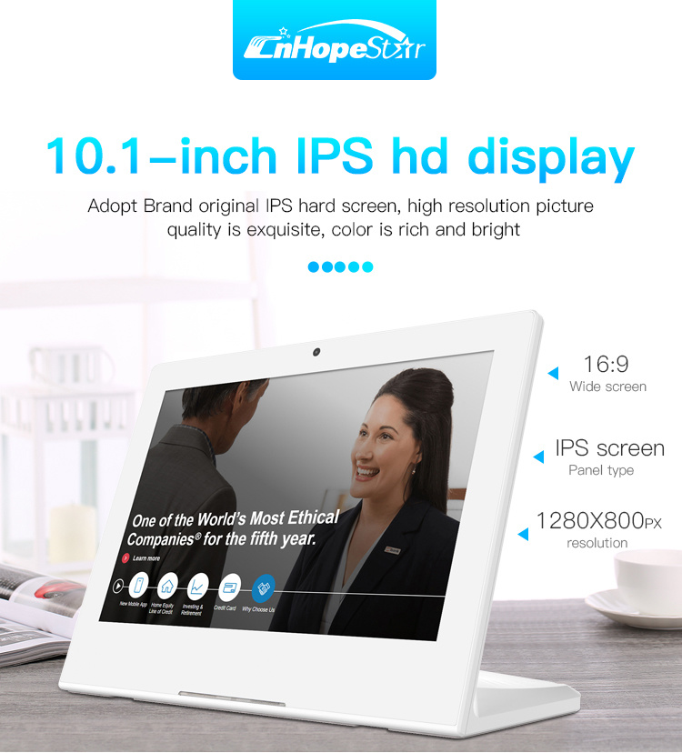 Customer Feedback Device 10 Inch RJ45 WiFi Android Tablet PC