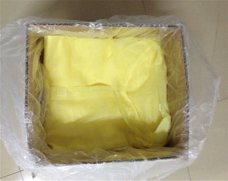 Disposable Non Woven Lab Coat/PP Visitor Coat/Nonwoven Disposable Visitor Coat