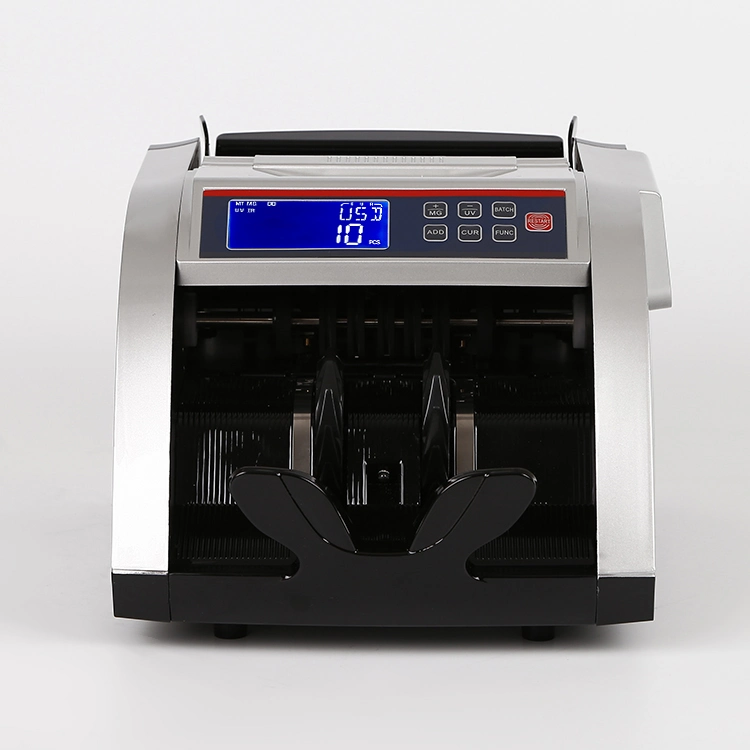 Bill Counter Money Counter Banknote Counter Currency Counter with UV+Mg+IR Portable Bank Using Money Counter, Bill Money Counter
