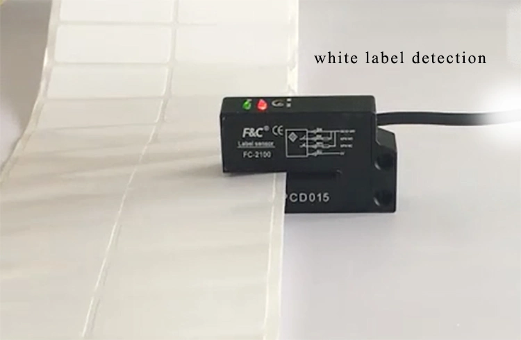 NPN Type Optical Label Sensor 24V DC Opaque Label Count Sensor