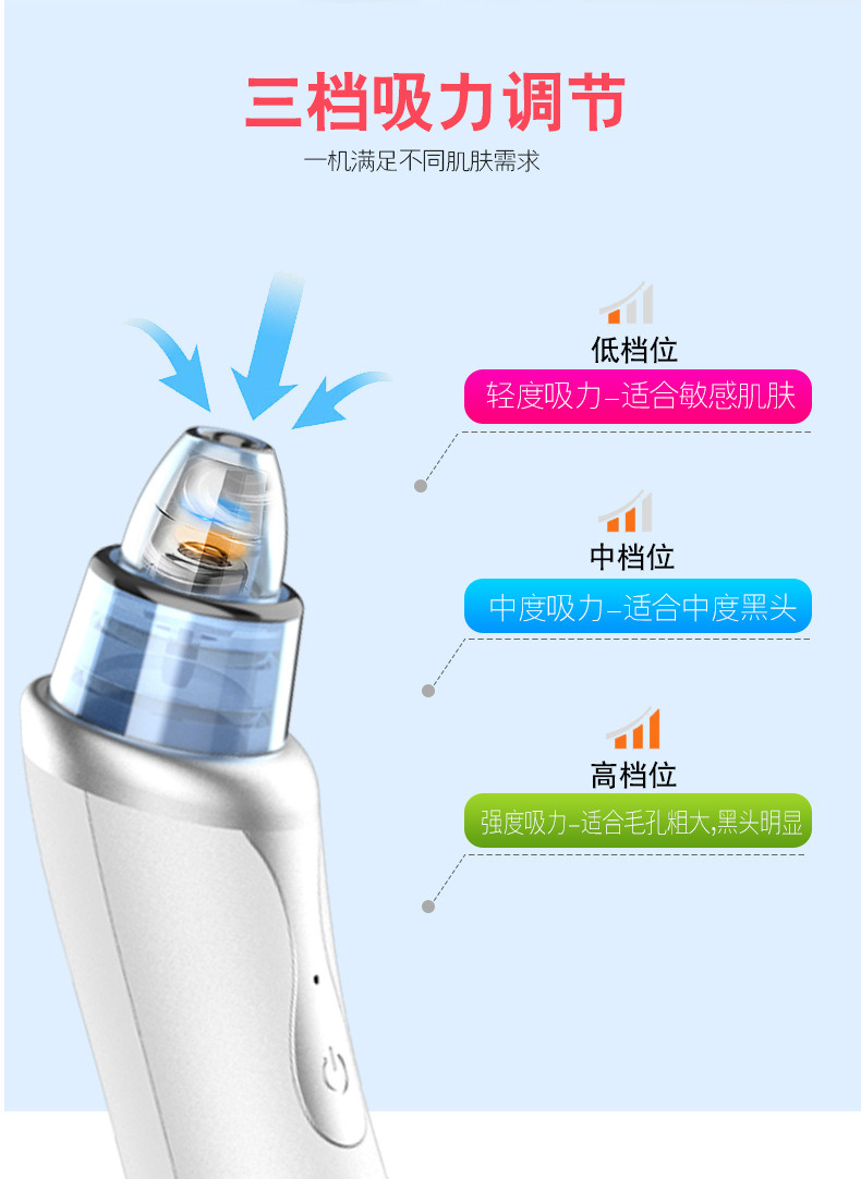 Blackhead Suction Device Electric Blackhead Removal Device Facial Pore Cleaning Beauty Device