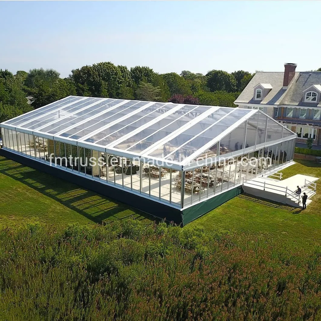 15X30m for 300 People Church Aluminum Clear Transparent Party Wedding Marquee Tent for Outdoor