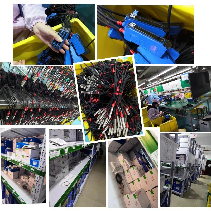 Transparent Plastic Bottle Counting Fiber Amplifier Industrial Automation Sensor