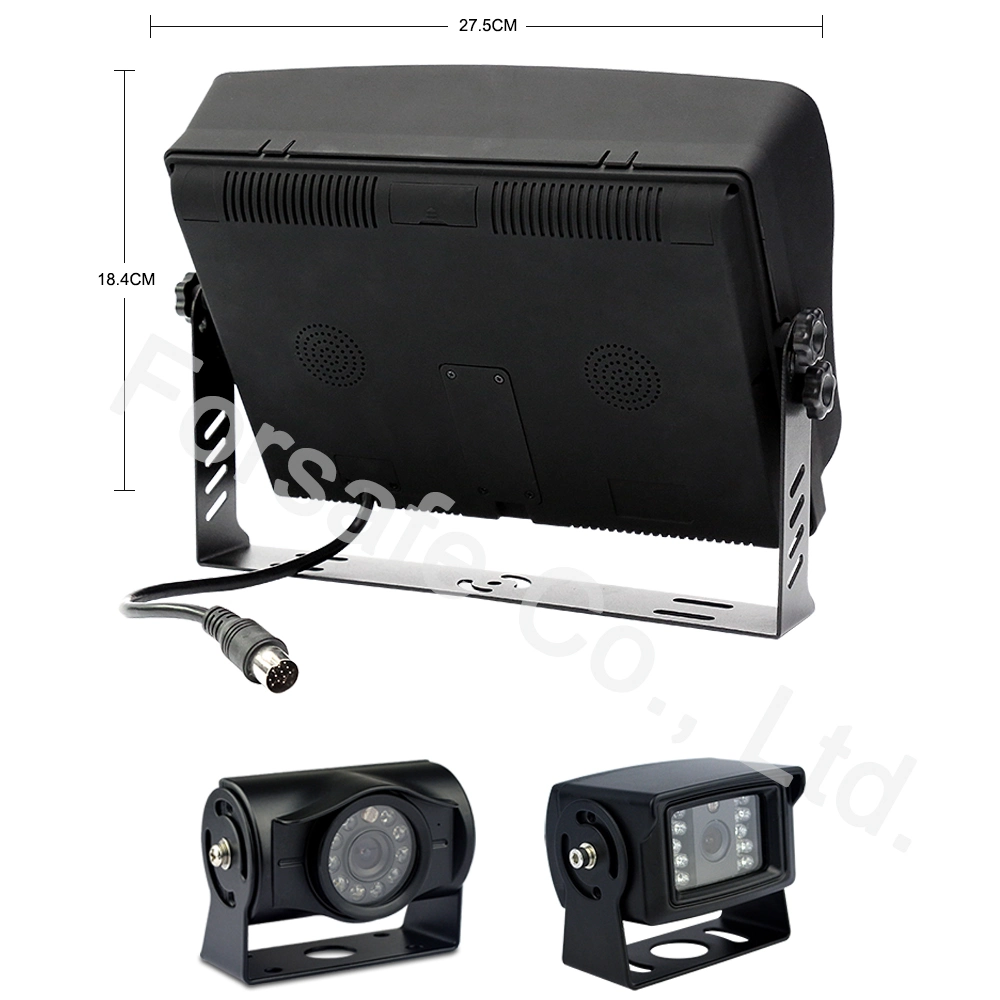 Car Rearview Camera System, Dual Lens Camera with 10.1-Inch 1080P Screen