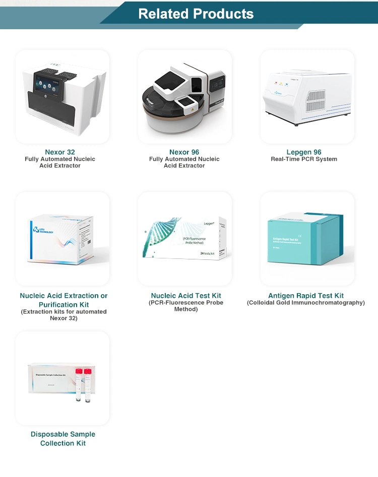 PCR Kits Teste PCR Test Real-Time Device Real Time Machine