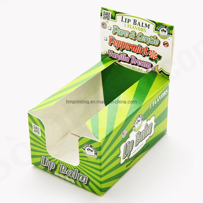 Custom Retail Supermarket PDQ Counter Top Display Box Paper for Product Show