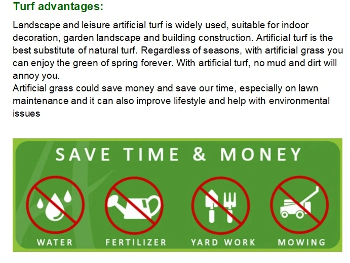 Hard-Wearning Heavy-Footfall Synthetic Artificial Grass for High-Traffic Spaces