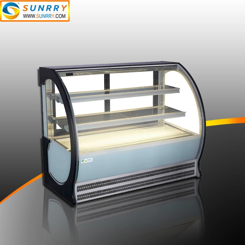 Cake Display Refrigerator Counter Showcase Chiller with Automatic Defrost System