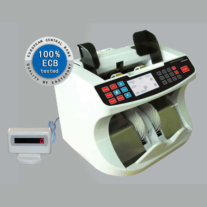 100% Accurate Ec950 Euro Bill Counter Mixed Denomination, Value Counter, Multi-Currency Counter, Banknote Money Counter