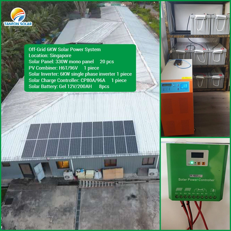 10000W Solar Home System, Solar Panel Kit 10kw Solar System for Philippines, Nigeria Market