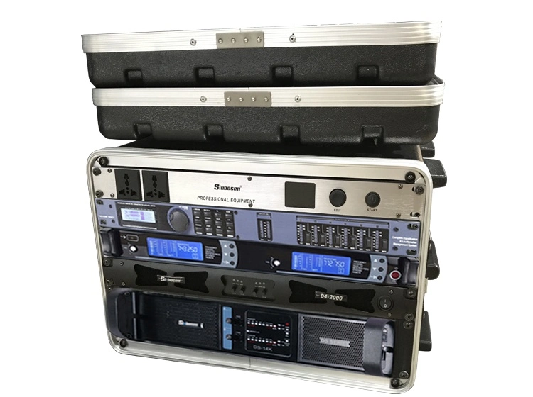 Sinbosen Audio Microphone Processor Professional Sound System Power Amplifier PA System for 500 People Stage