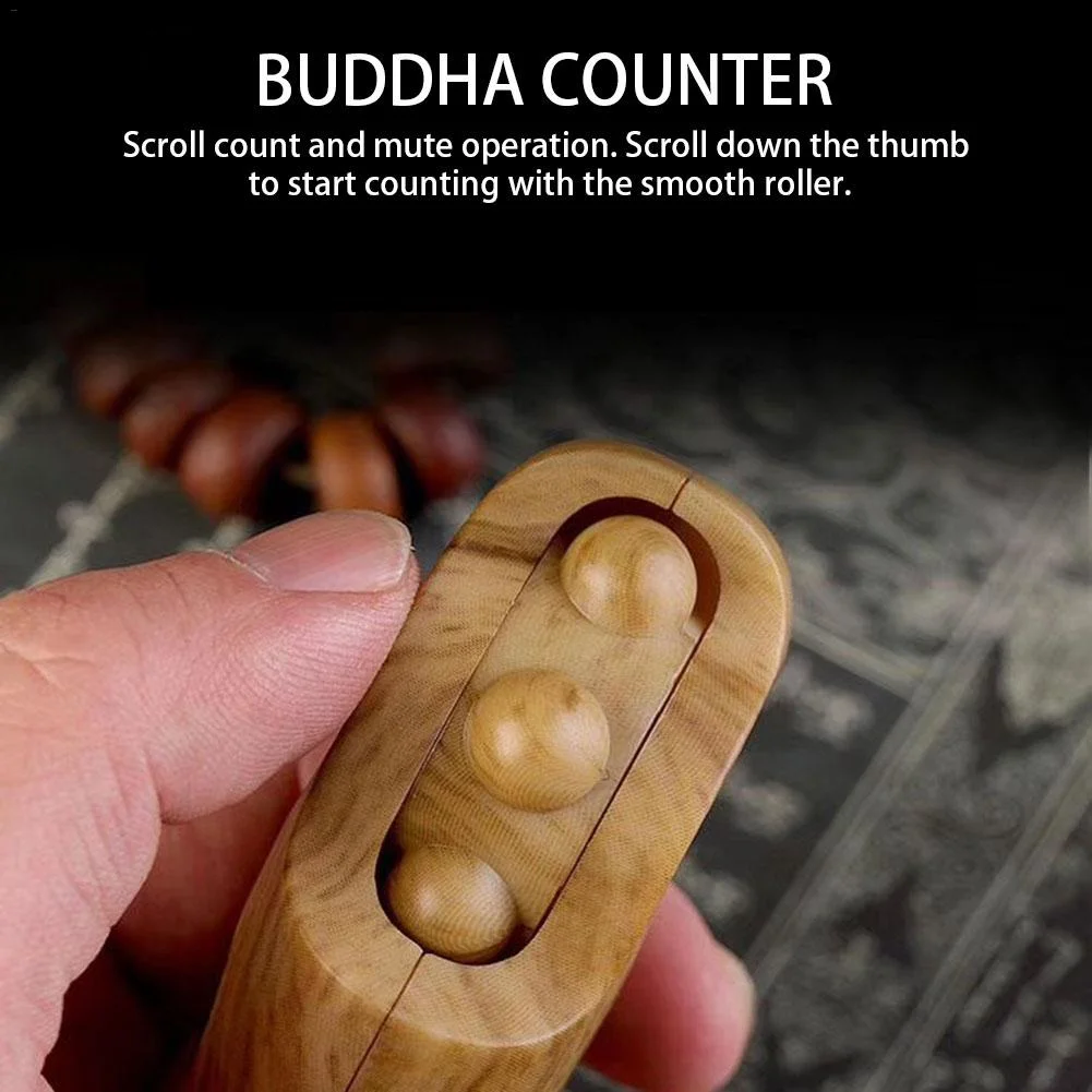 Digital Counter Portable Classical Chinese Style Plastic Pray Electronic Counter Digital Tasbeeh