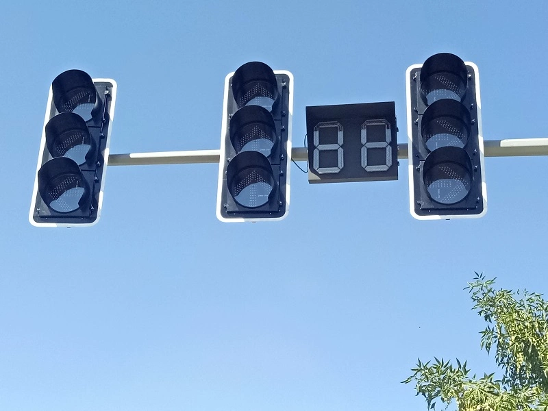 LED Flashing Pedestrian Traffic Light / Traffic Signal for Pedestrian Crossing