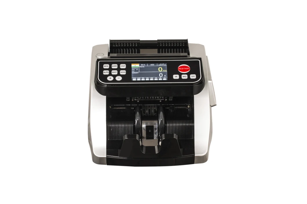 Y5518 Silver Great Quality Money Counter, Cash Register, Loose Money Counter, Detection Counter, Currency Counter