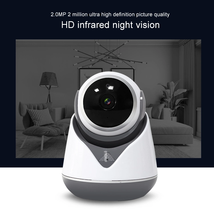 Smart Pan Tilt Camera Intelligent Human Form Mobile Tracking Full Care Security Mini CCTV Camera