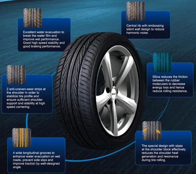 Passenger Car Tyre Tire Double King Top Brand Tyres Passenger