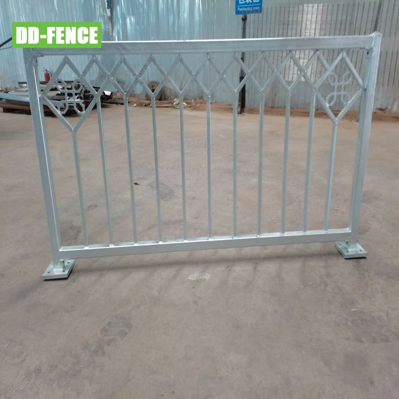 Galvanized Steel Pedestrian Fence for Sale Qatar Pedestrian Guardrail
