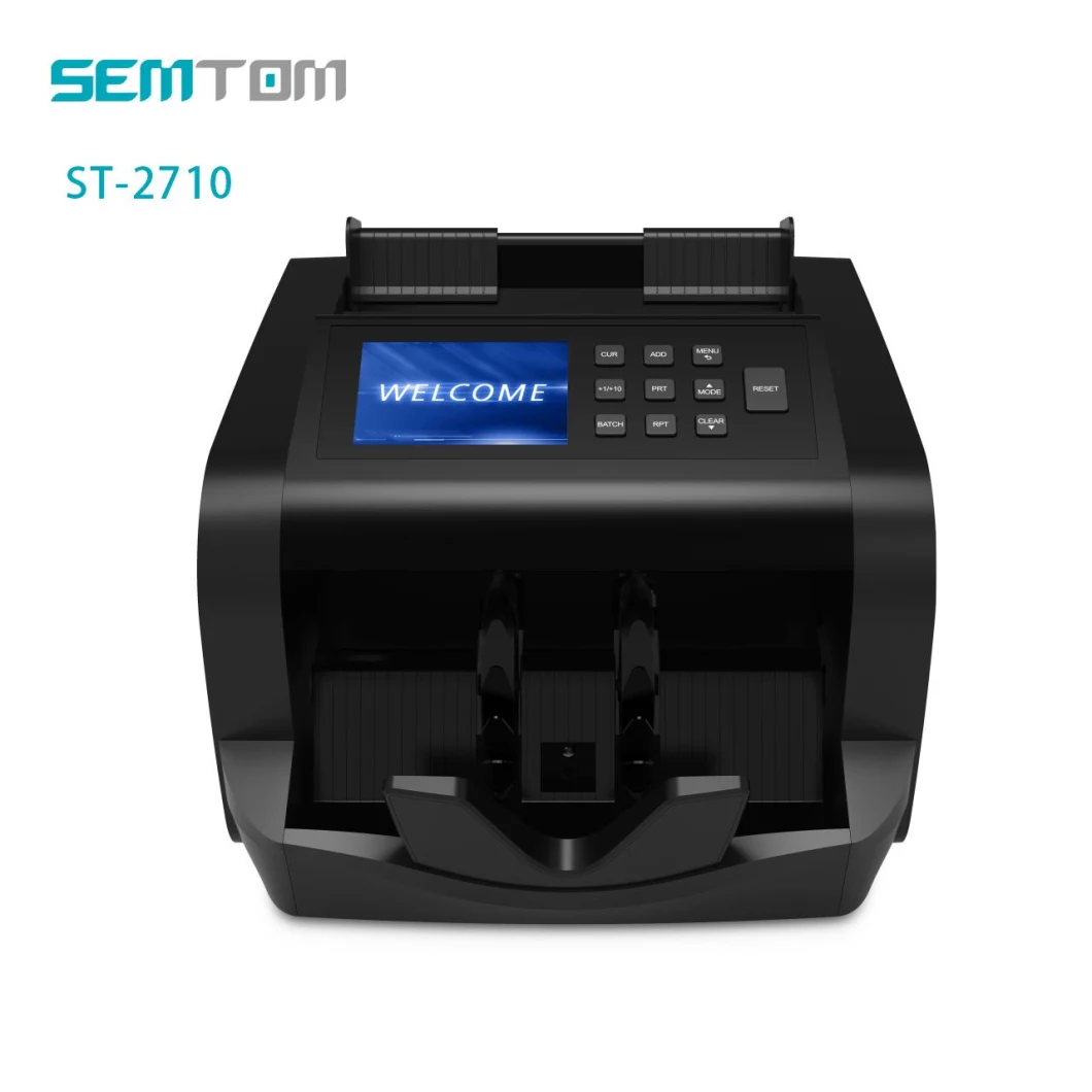 St-2710 Color Sensor Detection Currency Cash Counting Machine Bill Money Banknote Counter