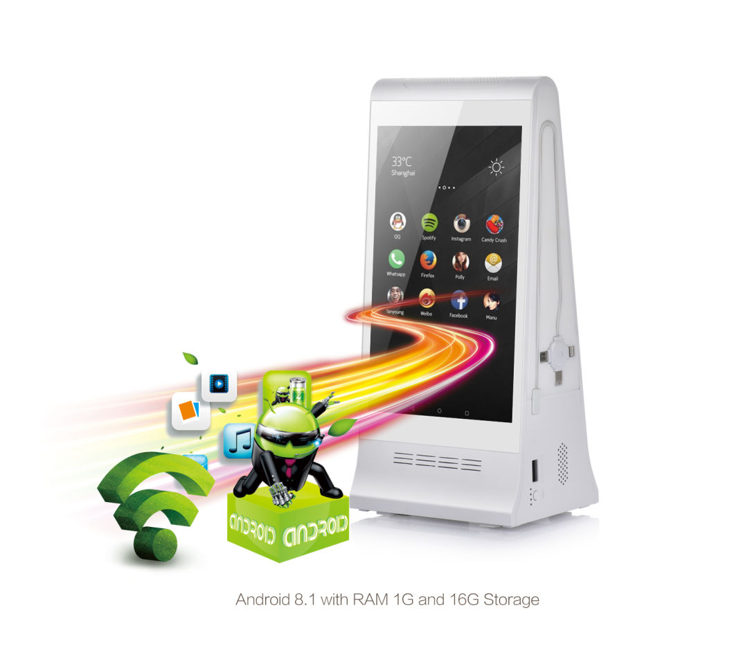 Best Price 8 Inch Desktop Android Touch Screen LCD Digital Signage Totem Advertising Display
