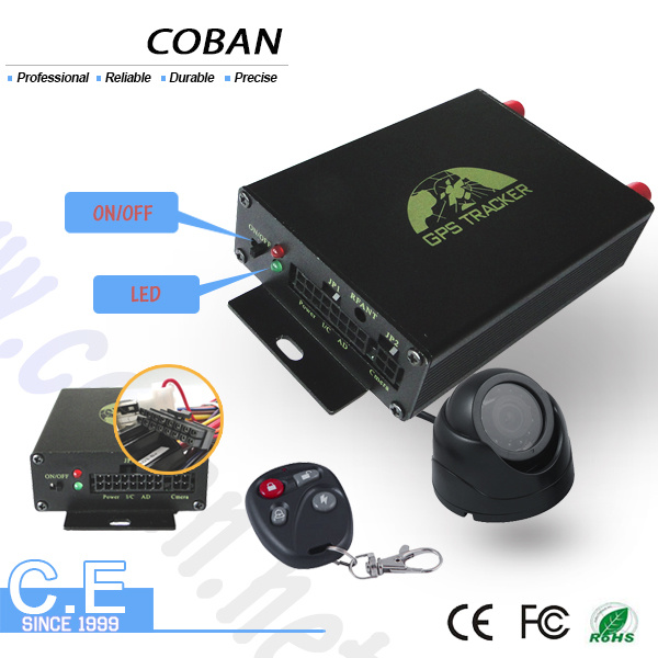 Coban Customized Professional GPS Tracker Tk 105 with Camera Car Track Location Based Service (LBS)