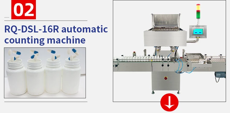 16 Lanes Automated PLC Control Tablet Capsule Counting and Bottling Machine Line