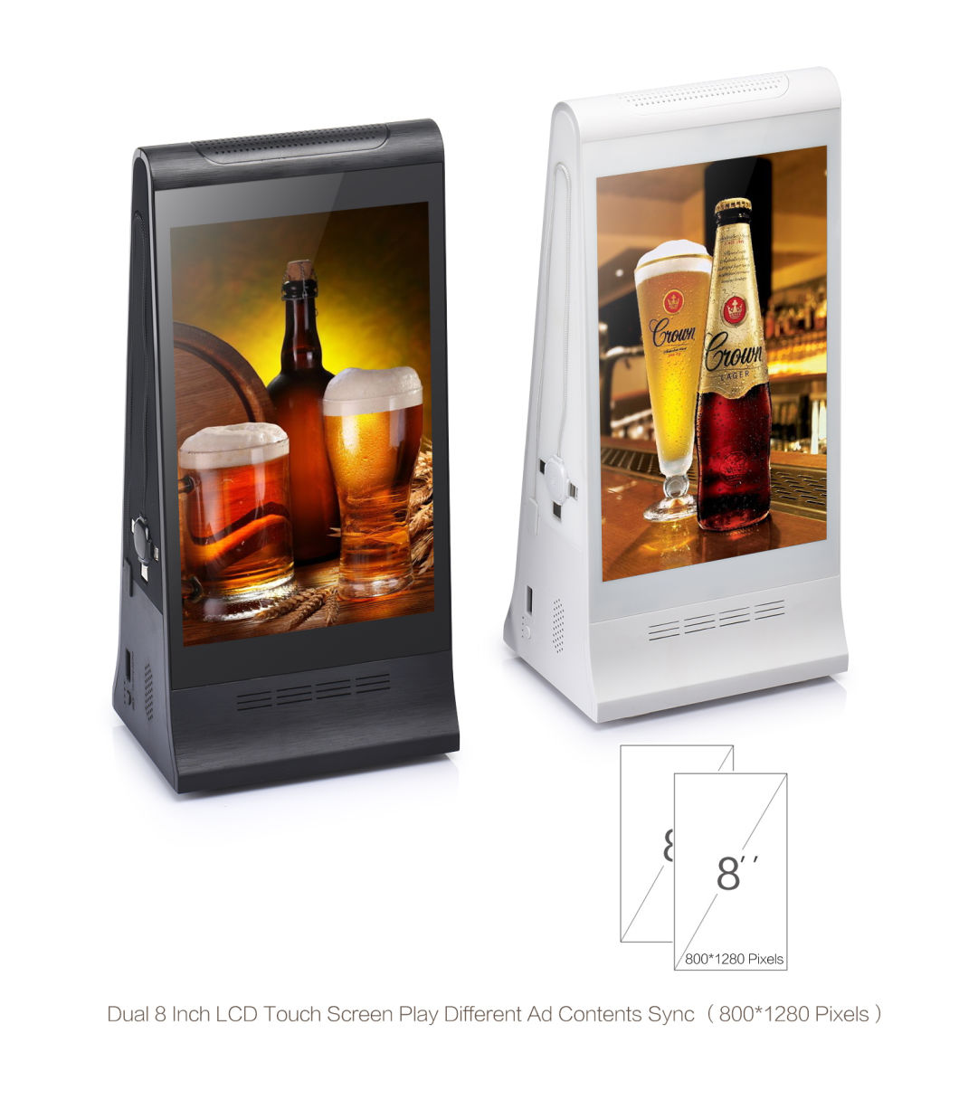 Best Price 8 Inch Desktop Android Touch Screen LCD Digital Signage Totem Advertising Display