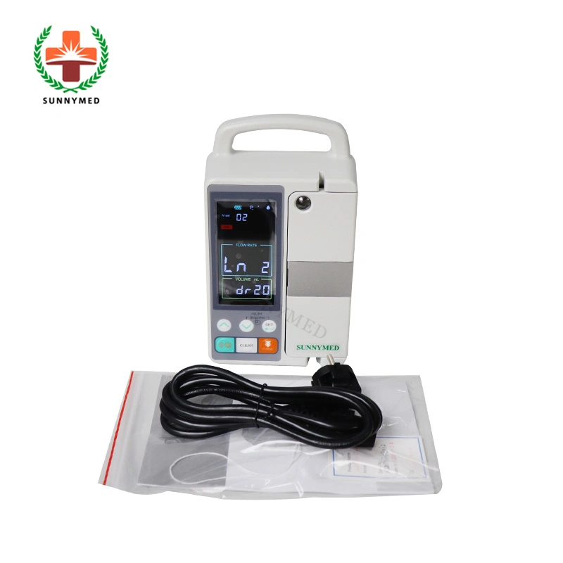 Sy-G076-2 Medical Portable Peristaltic Infusion Syringe Pump with Ce
