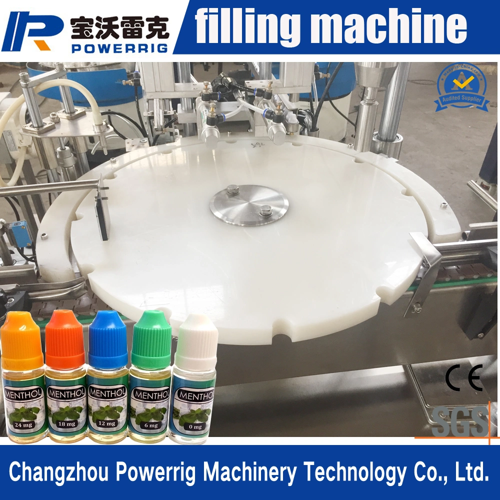 Peristaltic Pump Filling Machine for 10ml E-Liquid Plastic Bottle