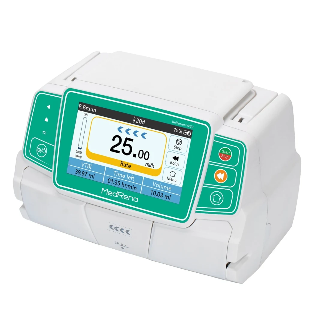 Ce Marked Micro Automatic Volumetric Peristaltic Intravenous Oncology Chemotherpy Touch Screen Infusion Pump