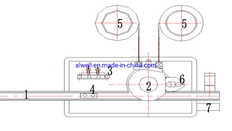 Alwell 10 Heads Perfume Vial Oral Liquid Filling Machine Peristaltic Pump Filler 50ml Small Bottle Filling Machine