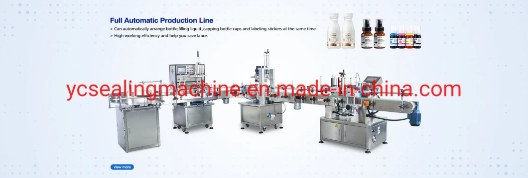 4 Heads Small Bottle 2ml-500ml Piston Peristaltic Pump Alcohol Gel Pharmaceutial Filling Capping Machine