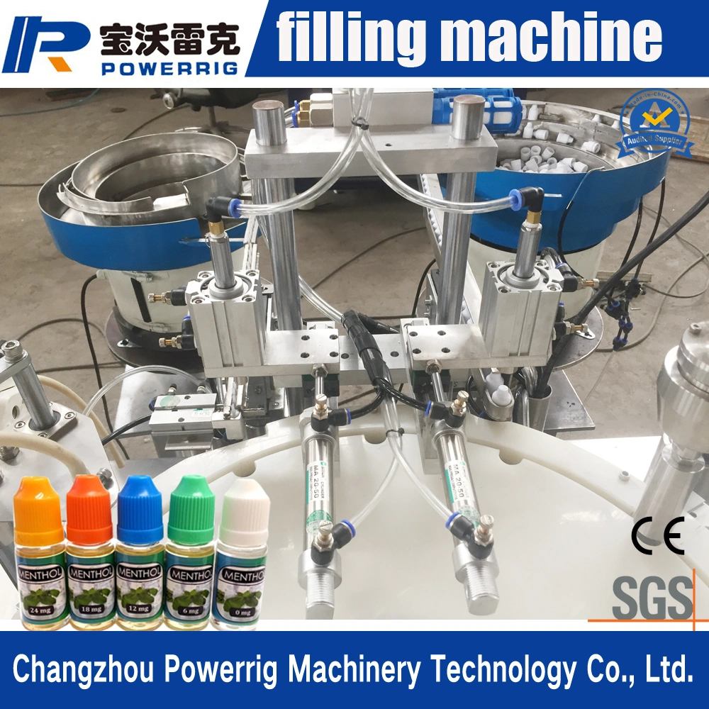 Peristaltic Pump Filling Machine for 10ml E-Liquid Plastic Bottle