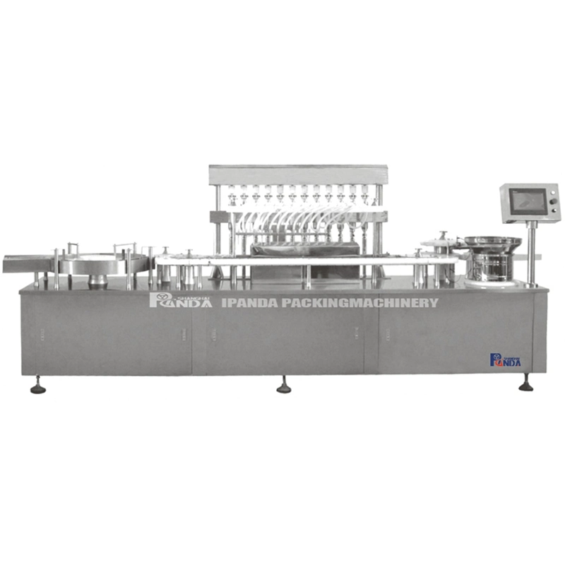 Easy Cleaning Essential Oil Peristaltic Filling Machine for Small Vial Bottle Filling Capping Labeling