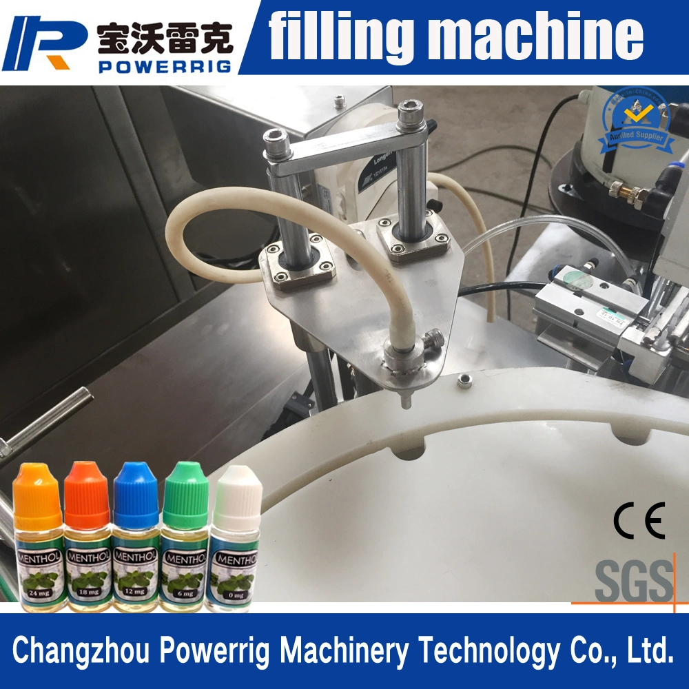 Peristaltic Pump Filling Machine for 10ml E-Liquid Plastic Bottle