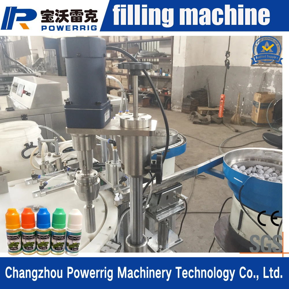 Peristaltic Pump Filling Machine for 10ml E-Liquid Plastic Bottle