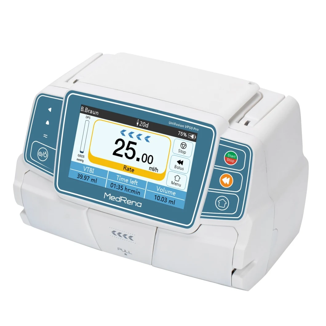 Surgical Medical Equipment Automatic Volumetric Peristaltic Intravenous Touch Screen Infusion Pump