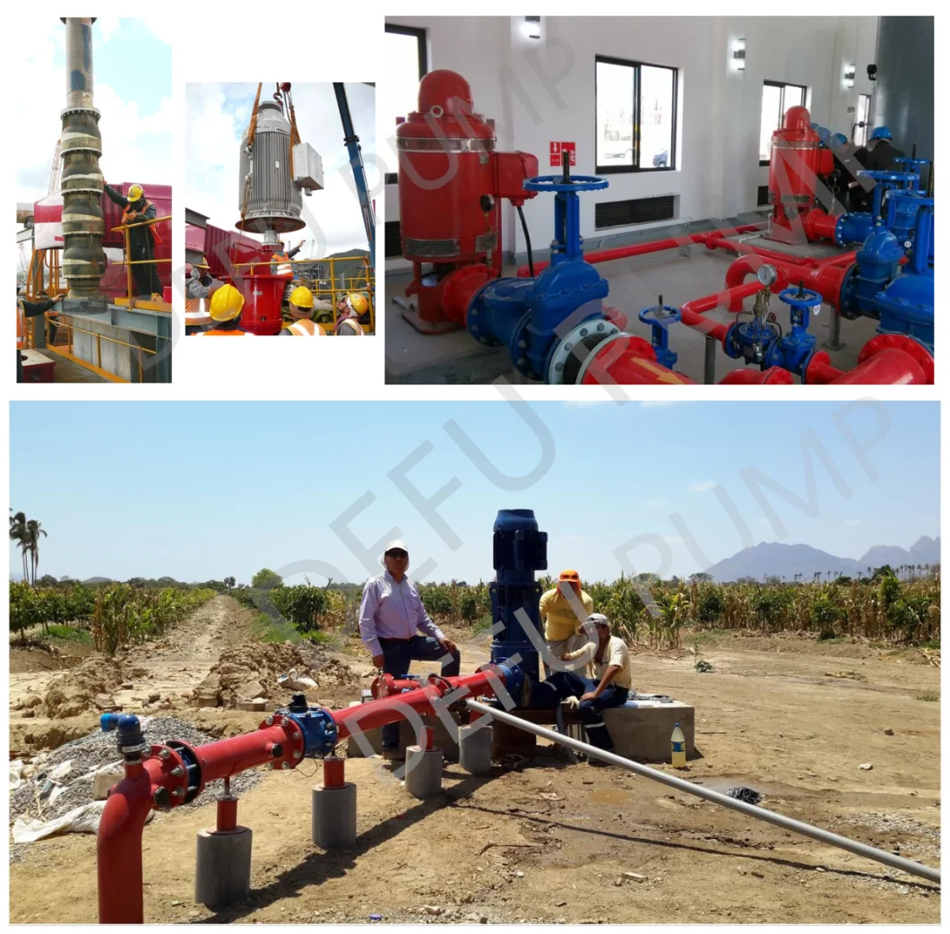 High Flow Rate Long Shaft Centrifugal Fire Fighting Pump with Best Price