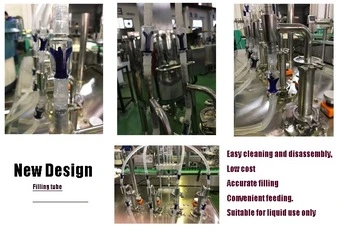 Peristaltic Pump Eliquid Bottle Volumetric Filling Machinery Production Line