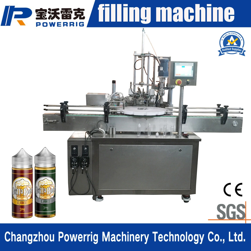 Peristaltic Pump Filling E-Liquid Filling Capping Machine with SGS and Ce Certification