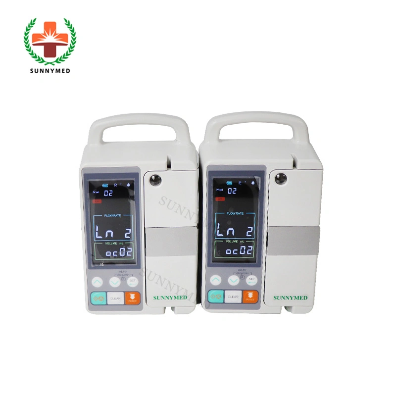 Sy-G076-2 Medical Portable Peristaltic Infusion Syringe Pump with Ce